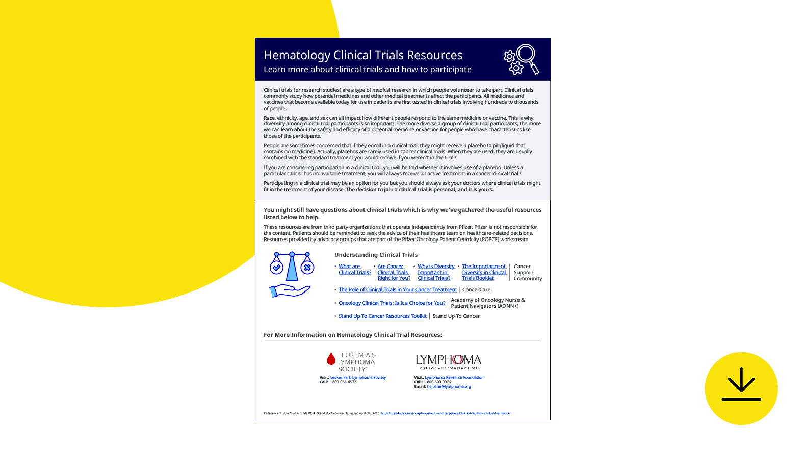 Hematology Clinical Trials Resources This Is Living With Cancer