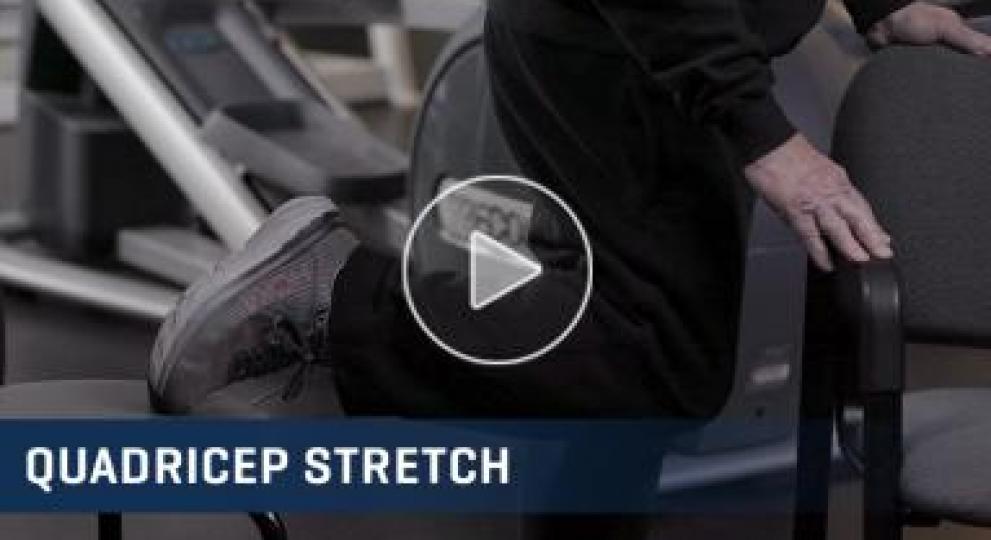 Quadricep Stretch Exercise Video | This Is Living With Cancer